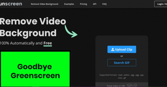 Unscreen Tool - How to remove video background